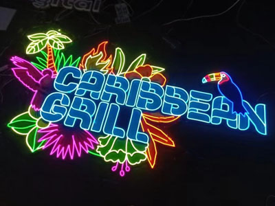 小鵬電動(dòng)汽車(chē)定制萬(wàn)世騰霓虹燈發(fā)光字案例